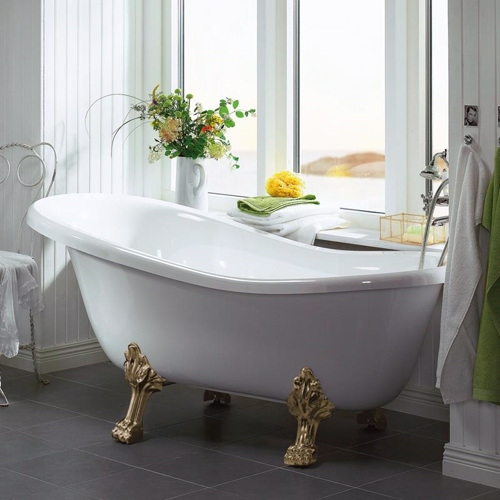 Queen Badekar Model 1670 Messing